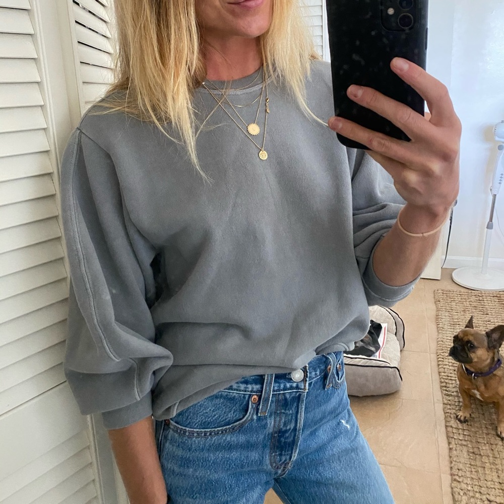 AgoldE Thora balloon sleeve sweater